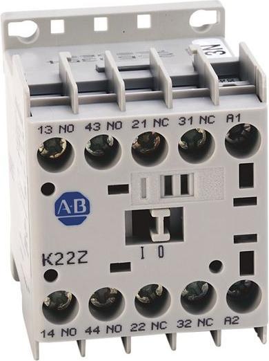 Actual product image Allen Bradley IEC miniature control relay 700 4 NO contacts AC 230V 10A screw terminal