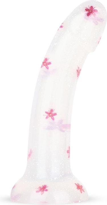 Actual product image Easytoys Dildo Collection - Flower Power - Small Dildo with Pink Flowers