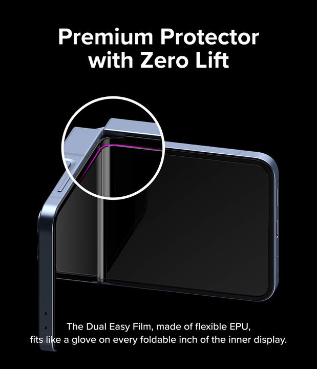 Produktbild Ringke Screen Protector for Galaxy Z Flip 6 DUAL EASY FILM 2 pack (2 Stück, Samsung Galaxy Z Flip6)