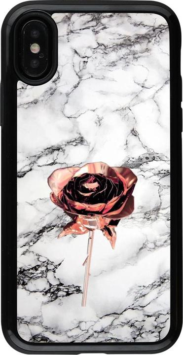 Image du produit PhoneLook Coque Hybrid Armor noir Marble Rose Gold (Apple iPhone X, Apple iPhone XS)