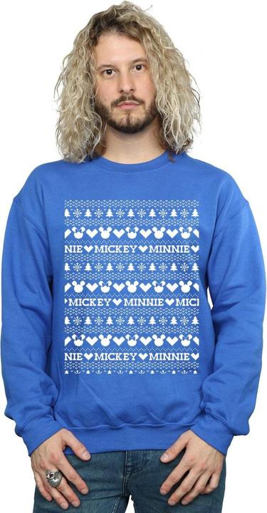 Produktbild Disney Mickey And Minnie Christmas Fair Isle Sweatshirt (M)