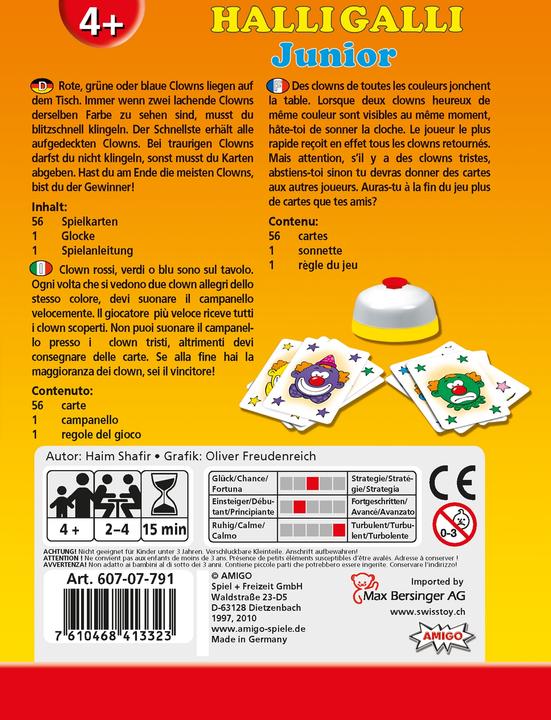 Produktbild Amigo Halli Galli Junior (Deutsch, Französisch, Italienisch)