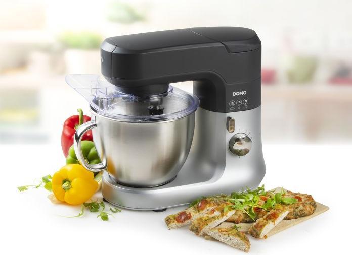 Produktbild Domo Küchenmaschine Komplettset 4,5 Liter Schale DO9182KR Profi-Knetmaschine (1000 W)