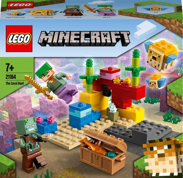 Actual product image LEGO The coral reef (21164, LEGO Minecraft)
