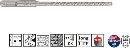 Actual product image Bosch Zubehör PRO SDS plus-5X hammer drill bit, 12 x 100 x 160 mm (12 millimetres)