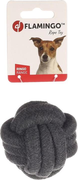 Produktbild Flamingo Knotenball Ringo Dunkelgrau medium (Ballspielzeug Hund)