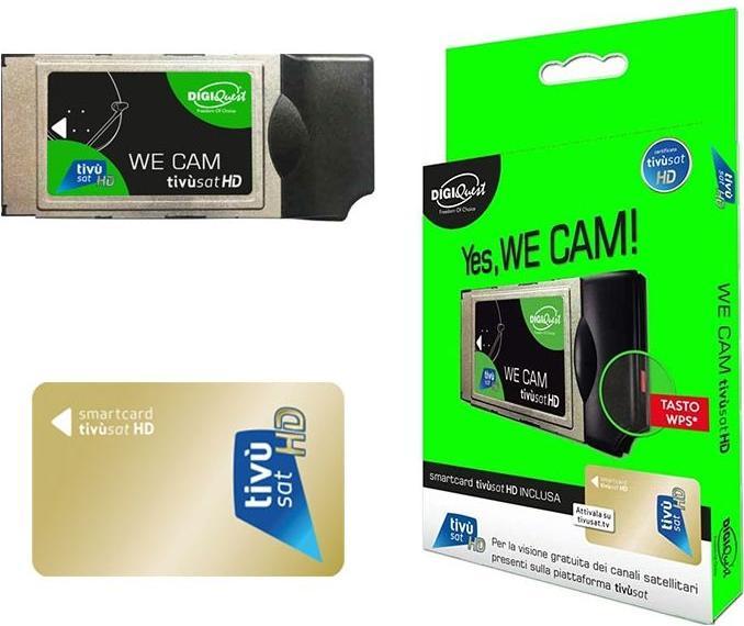 Tivu We Cam HD sat + Gold Smartcard CI+ (Andere, Smartcard)