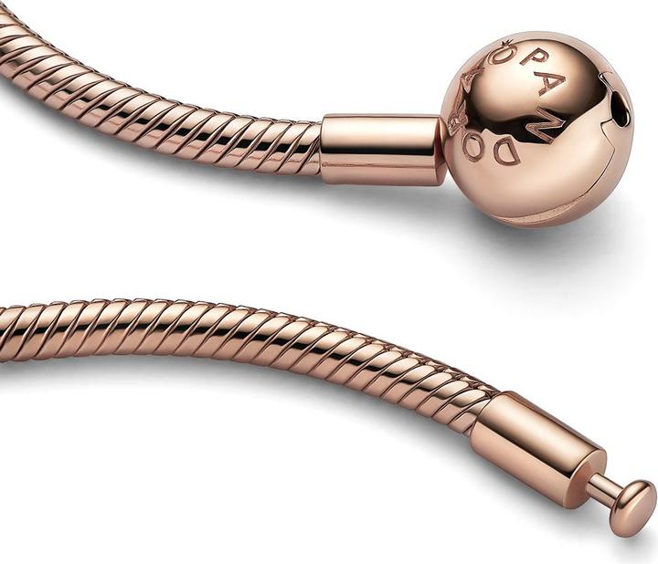 Image du produit Pandora Moments Collier de serpents (Métal, plaqué or rose, 42 cm)