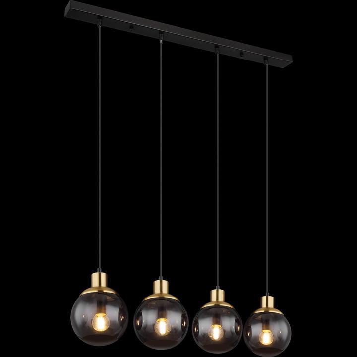 Produktbild Globo Hängeleuchte Potter schwarz matt 4xE27 (E27)