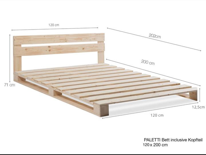 Produktbild Möbel-Eins Paletti (120 x 200 cm)