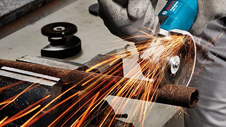Actual product image Bosch Professional Angle grinder GWS 750-125 (125 mm) incl. grinding disc (125 mm) (125 mm)