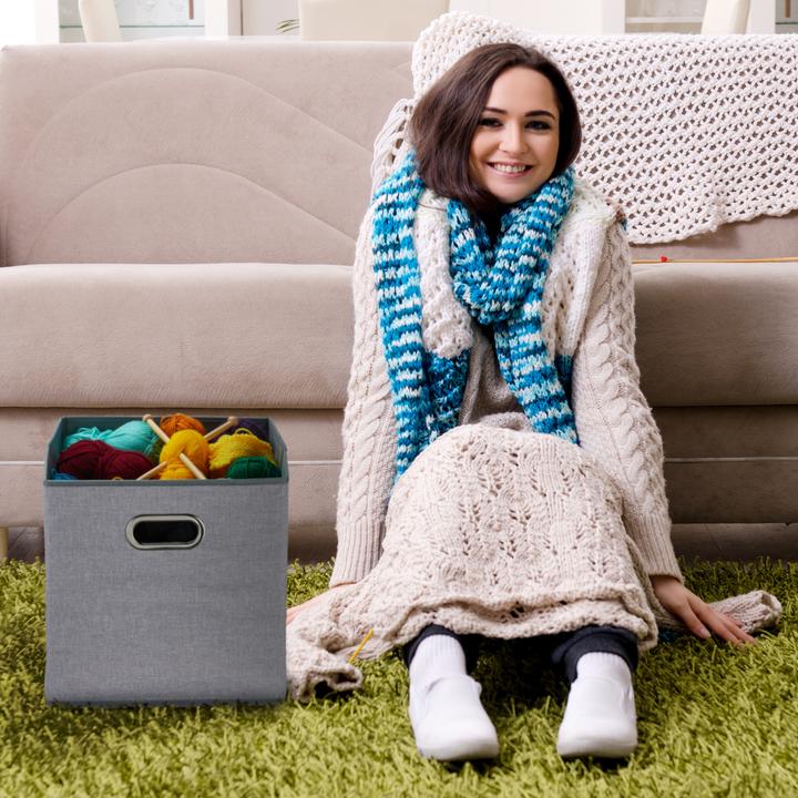 Actual product image Relaxdays 2x storage box (33 x 33 x 32 cm, 35.38 l)