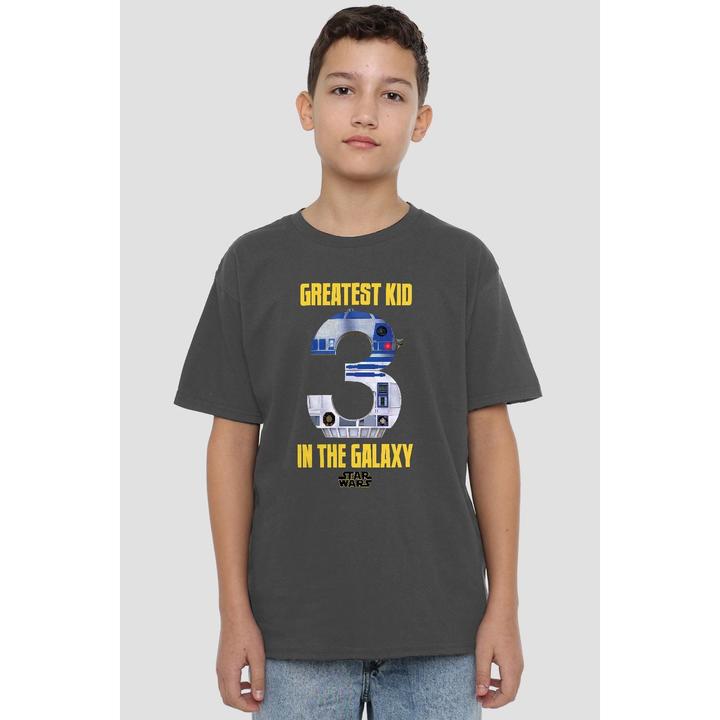 Actual product image Star Wars Childrens/Kids Greatest Kid R2-D2 T-Shirt (116)