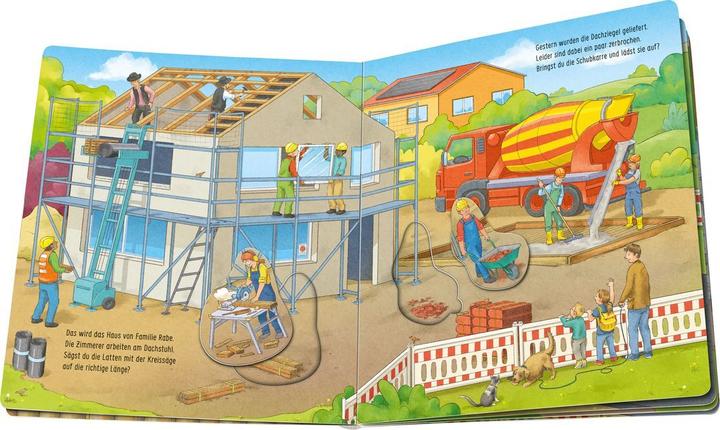 Actual product image Ravensburger Mein grosses Puzzle-Spielbuch: Baustelle (German)