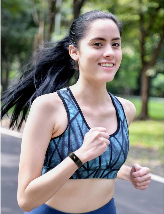 Actual product image Technaxx TX-HR7 Fitness Tracker With Integrated Pulse Function Uni Black (20 mm)