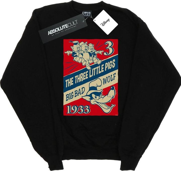 Image du produit Disney - Sweat THREE LITTLE PIGS AND THE BIG BAD WOLF - Femme (M)