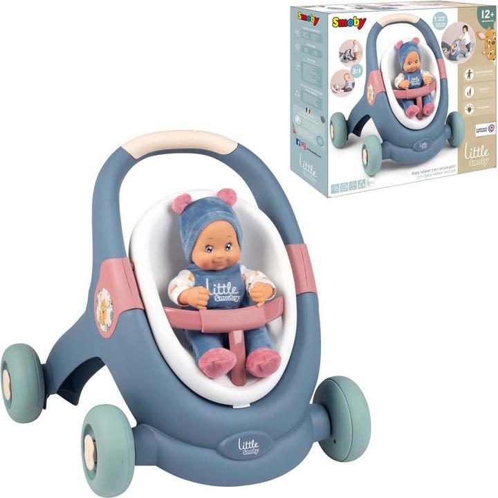 Produktbild Smoby LS 3-in-1 Lauflern-Puppenwagen