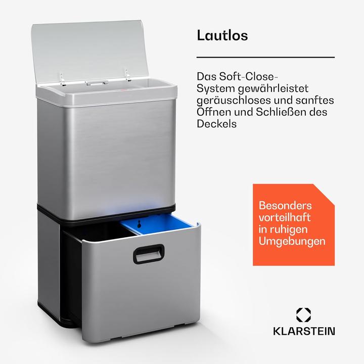 Produktbild Klarstein Touchless Sensor-Mülleimer (56 l)