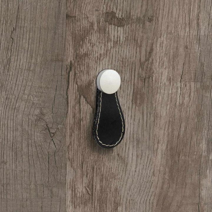 Image du produit Hettich Knopf Galati Leder schwarz