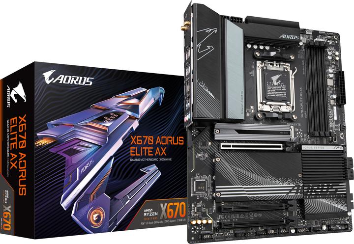 Gigabyte X670 AORUS ELITE AX (AM5, AMD X670, ATX)