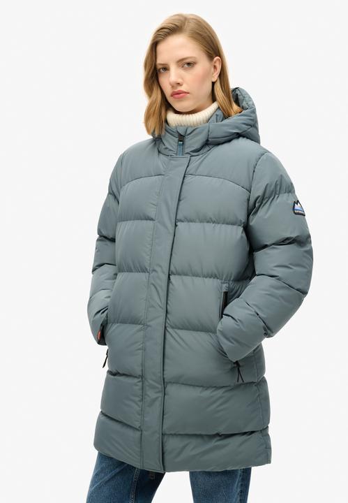 Actual product image Superdry HOODED SPORTS PUFFER MID JKT Dames Jas - Maat S (10)