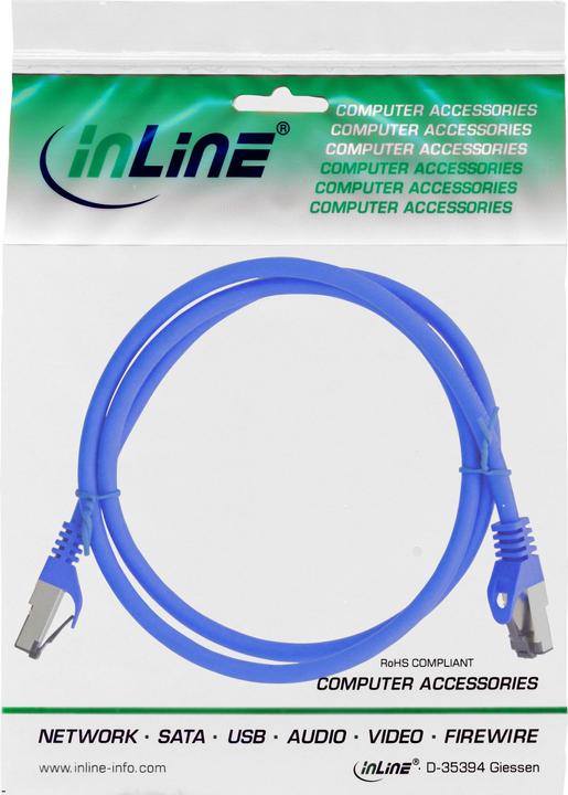 Actual product image InLine Patch cable (S/FTP, CAT8.1, 0.50 m)