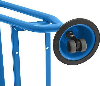 Immagine prodotto eurokraft pro Scaletta mobile con piattaforma (Scala doppia, 112 cm)