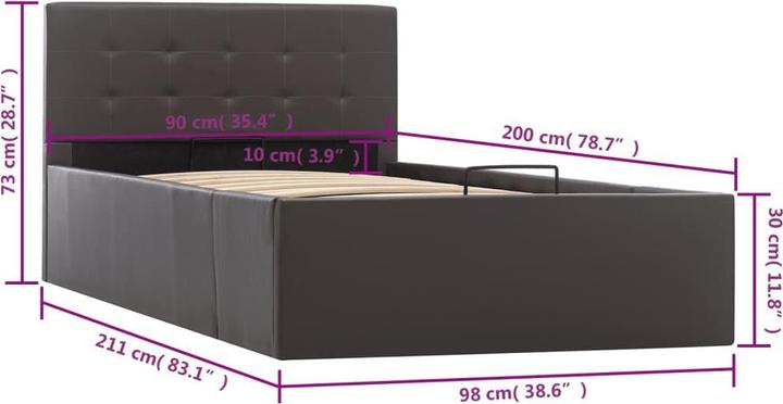 Immagine prodotto VidaXL Bine (90 x 200 cm)