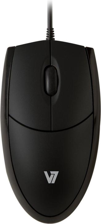V7 Optische Muis Helemaal Zwart (Bedraad)
