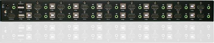 Actual product image Iogear 16-Port USB HDMI KVMP Switch