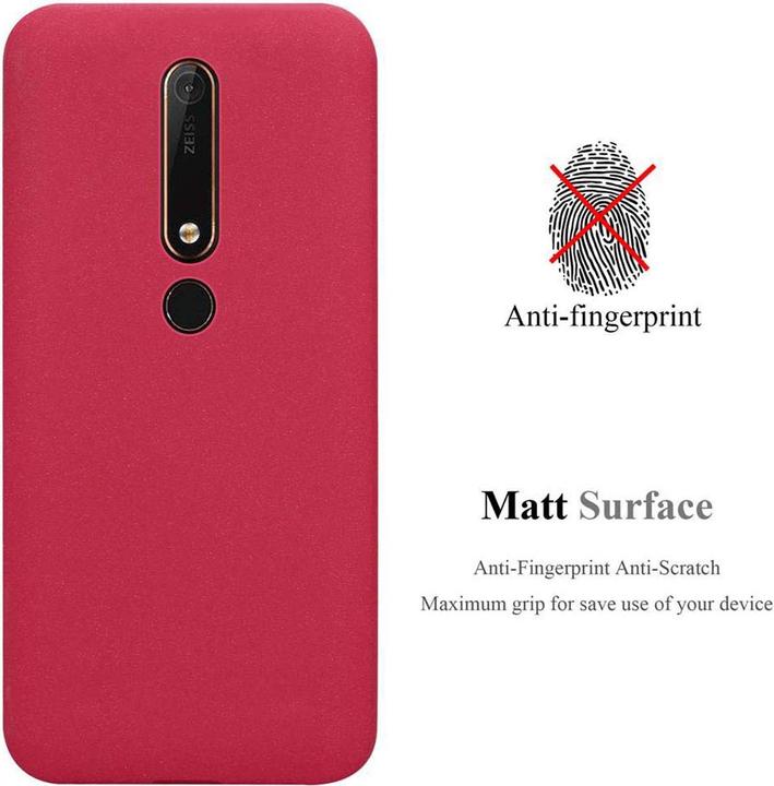 Actual product image Cadorabo TPU Frosted Cover (Nokia 6.1)