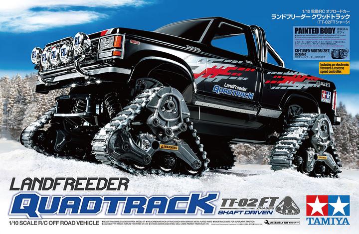 Actual product image Tamiya 1/10 RC Landfreeder Quadtrack (TT-02FT)