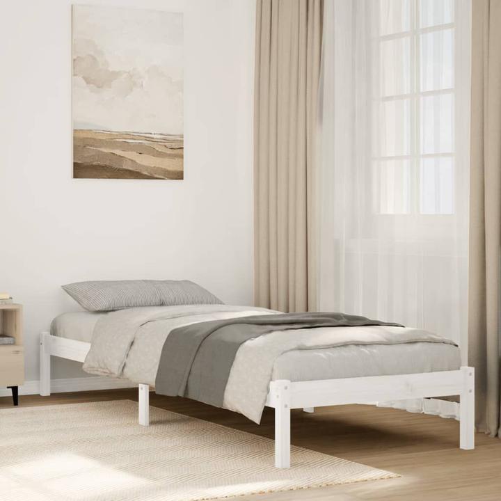 Produktbild VidaXL Bett Extra Lang ohne Matratze 100x210 Kiefer (100 x 210 cm)