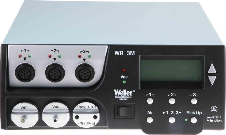 Image du produit Weller Erem Station à vide WR3000M numérique 360 W, 400 W 50 à 550 °C avec support, pointe à souder, pompe