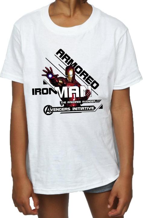 Immagine prodotto Iron Man Armored Avenger Maglietta Ragazze (140, 146)