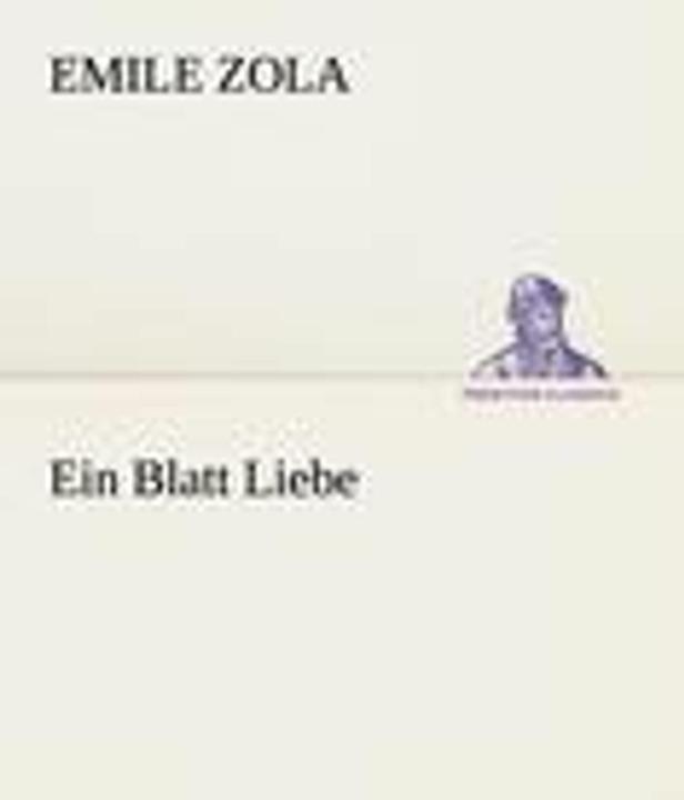 Actual product image Ein Blatt Liebe (German, Émile Zola, 2012)