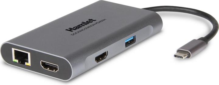 Hamlet HDKC-PD400H replicatore di porte e docking station per notebook Cablato USB 3.2 Gen 1 (3.1 Ge (USB-C)