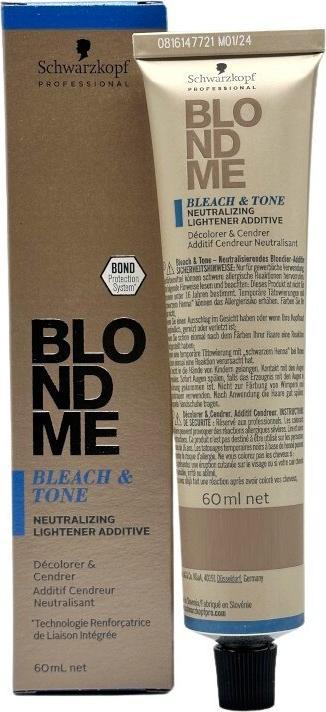 Immagine prodotto Schwarzkopf Professional Schwarzkopf BLONDME Tinta per capelli biondi che mantiene il legame - Tonificante, schiarente (BT- Additivo opaco)