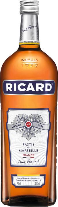 Image du produit Ricard Pastis 1,5 litre 45 % vol.