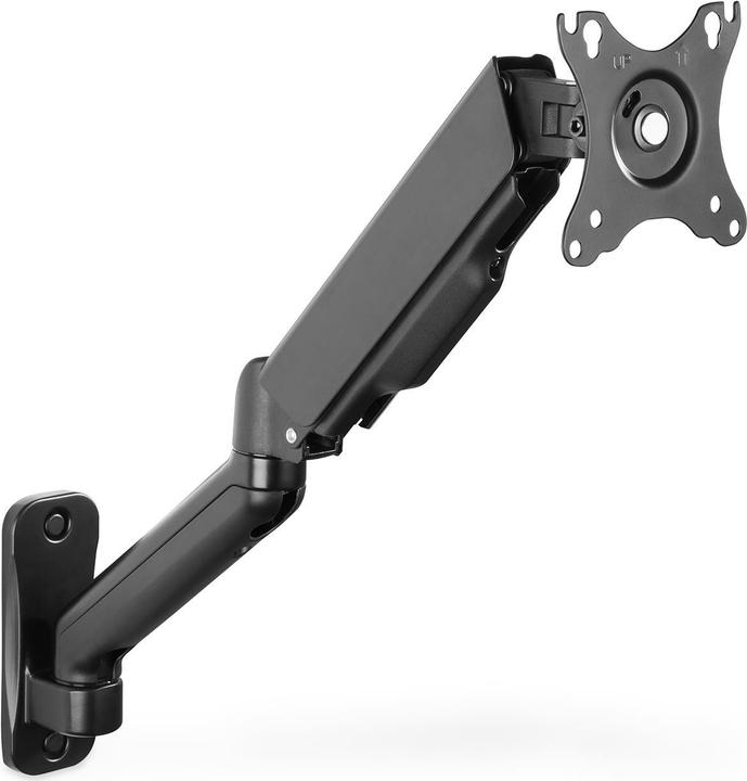 Digitus Supporto a parete per monitor elettronico a molla a gas singolo Assmann (Muro, 32")
