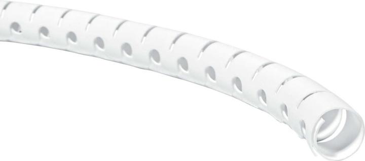 Immagine prodotto HellermannTyton Fascio di cavi con guaina a spirale HWPP 27 mm bianco (Tubo a spirale per cavi, 39 cm)