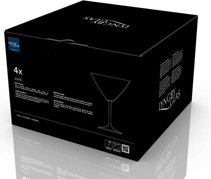 Image du produit F&H Group Lyngby Verre - Juvel Verre à martini, 28 cl - 4 pc (2.80 dl, 4 x, Verres à Martini)