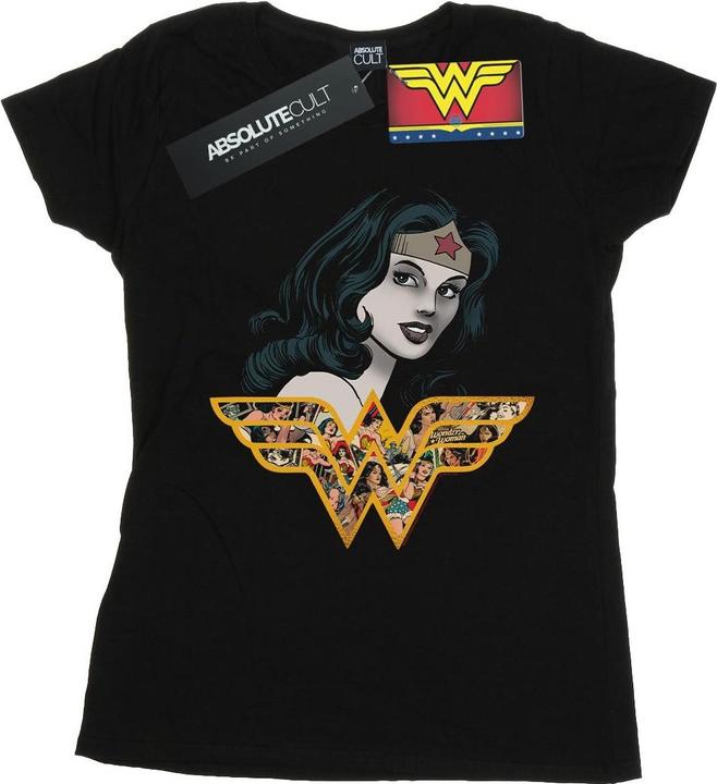Immagine prodotto Wonder Woman Retro Collage Maglietta Donna (XXL)