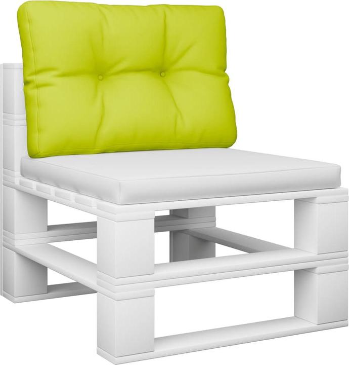 Produktbild VidaXL Palettenkissen Palettenpolster Palettensofa Rückenkissen Hellgrün Stoff (50 x 40 x 12 cm)
