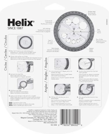 Produktbild Helix Schablone Angle and Circle Maker