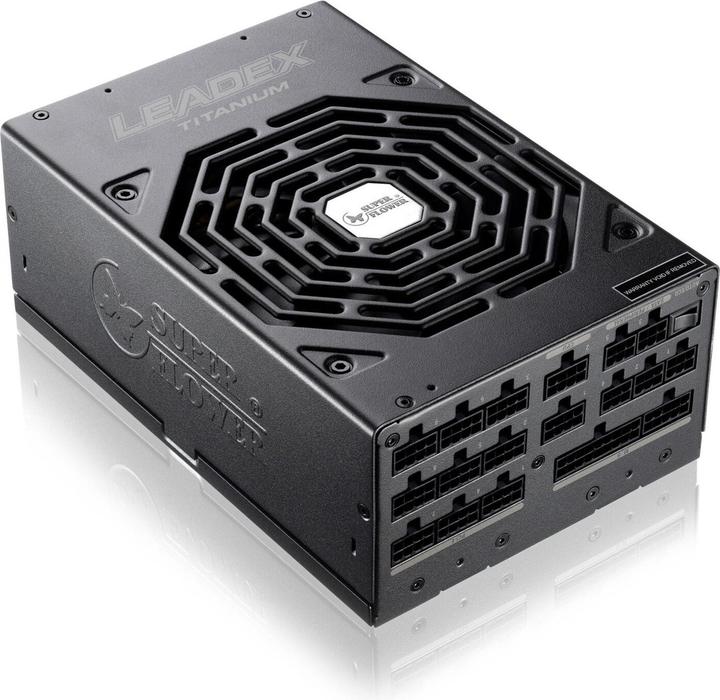 Super Flower LEADEX TITANIUM 1600W 80 PLUS Titanium Netzteil – 1.600 Watt, schwarz (1.60 W)