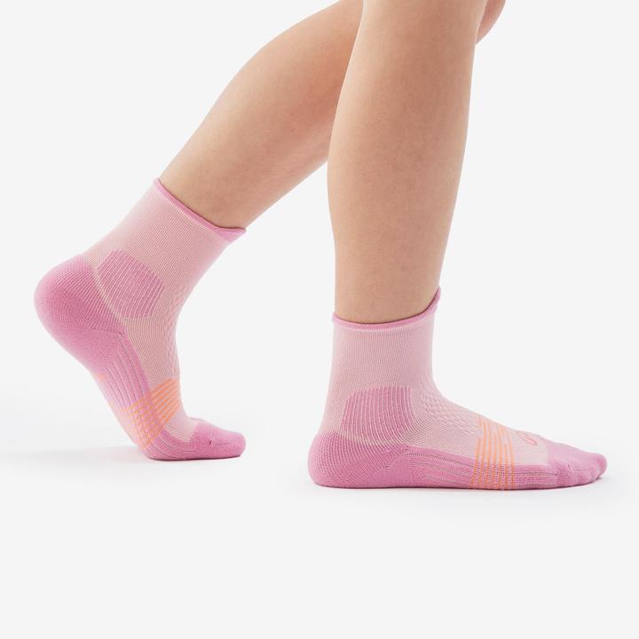 Produktbild Quechua Wandersocken Kinder halbhoch - Hike 500 rosa (27, 30)