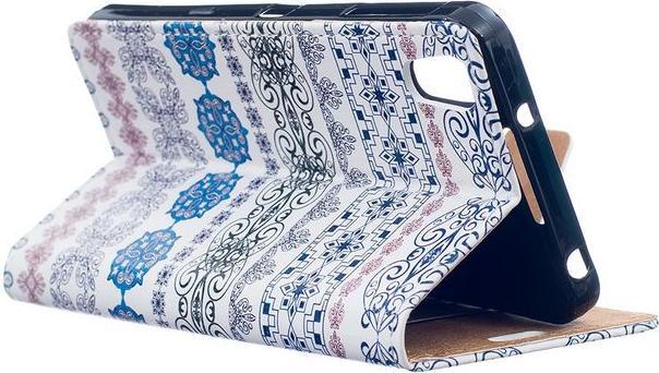 Produktbild MU Style Case aus Leder mit Blumenmuster (Blackberry DTEK 50)