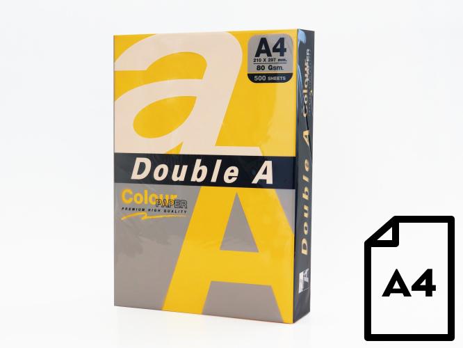 Immagine prodotto Double A Carta colorata, 80 g, A4, 500 fogli, ORO (80 g/m², 500 x, A4)