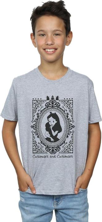 Immagine prodotto Disney Maglietta con cornice Alice in Wonderland per ragazzi (152, 158)